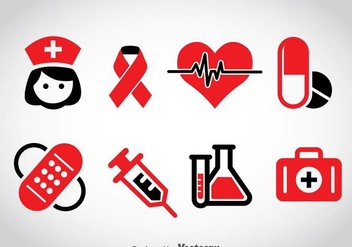 Medical Icons Vector - Free vector #361551