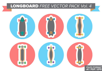 Longboard Free Vector Pack Vol. 4 - Kostenloses vector #361821