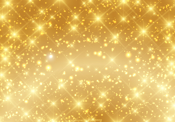 Beautiful Gold Sparkle Background Vector - vector gratuit #361831 