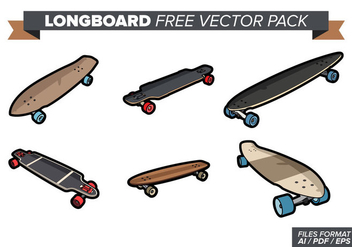 Longboard Free Vector Pack - Kostenloses vector #361961