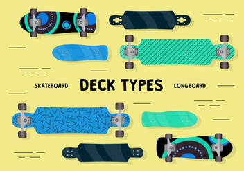 Free Longboard Vector Background - Free vector #362471