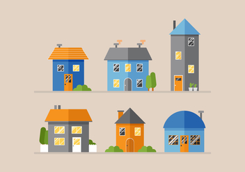 Vector Houses - Free vector #362671