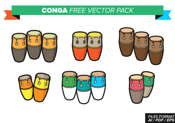 Conga Free Vector Pack - vector #364051 gratis