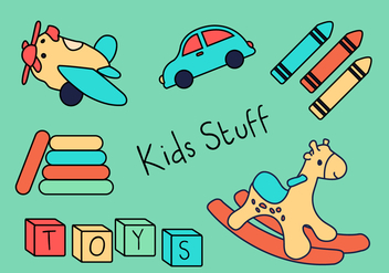 Toys for Kids - Free vector #366031