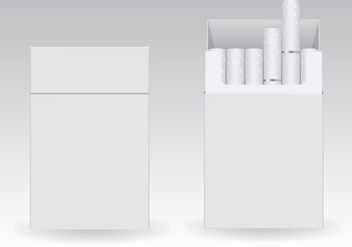 Free Cigarettes Blank Packs Vector - vector #366581 gratis