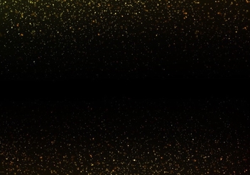 Free Strass Vector, Gold Glitter Texture On Black Background - Free vector #367431