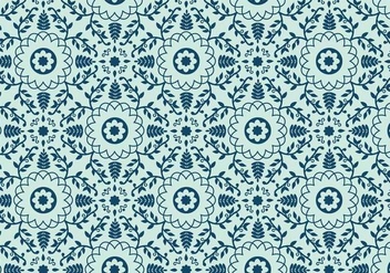 Floral Tiling Pattern - vector gratuit #368231 