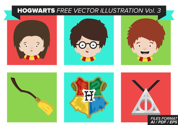 Hogwarts Free Vector Pack Vol. 3 - Kostenloses vector #369331