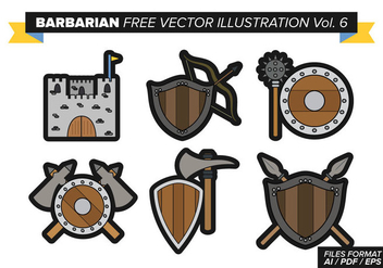 Barbarian Free Vector Pack Vol. 6 - Kostenloses vector #369761
