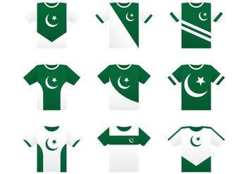 Pakistan Jersey Concept - бесплатный vector #369841