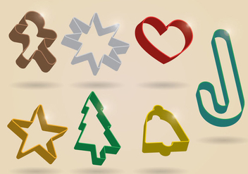 Cookie Cutter Vector - Free vector #370331