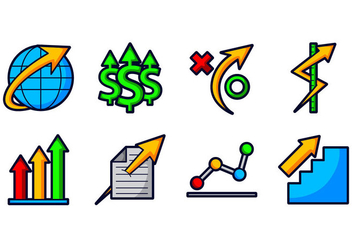 Grow Up Business Icon - vector #370771 gratis