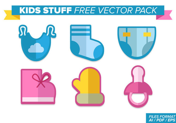 Kids Stuff Free Vector Pack - vector #370851 gratis