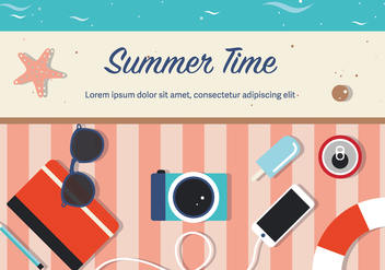 Free Summer Time Vector - Free vector #372661