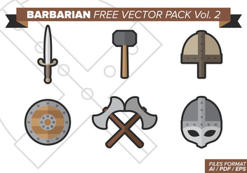 Barbarian Free Vector Pack Vol. 2 - бесплатный vector #372681