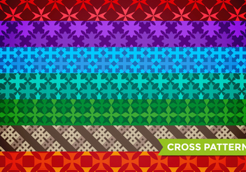 Maltese Cross Pattern Vector - Free vector #372941