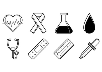 Free Medical Stuff Icon Vector - Free vector #373591
