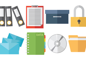 Free File Cabinet Icons Vector - Kostenloses vector #373611