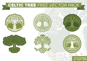 Celtic Tree Free Vector Pack - vector #373751 gratis