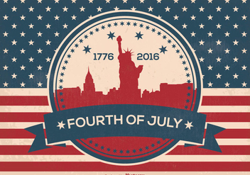Fourth of July Illustration - Free vector #373901