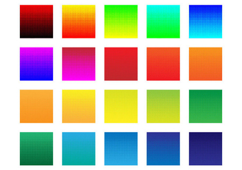 Free Colorful Halftone Background Vector - бесплатный vector #374221