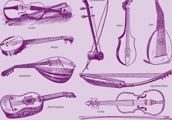 Stringed Instruments - Free vector #374661