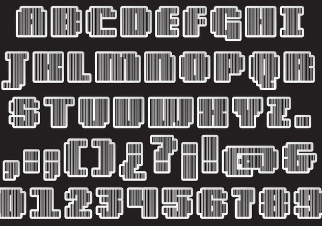 Barcode Type - vector gratuit #374691 