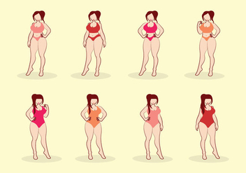 Free Girl Plus Size Vector - Free vector #374741