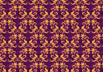 Free Vector Purple Western Flourish Pattern - бесплатный vector #375091