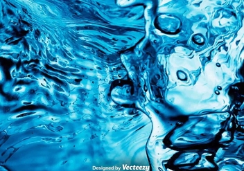 Vector Realistic Water Background - vector gratuit #375591 