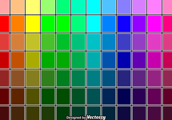 Cool Vector Color Swatches - vector #375761 gratis