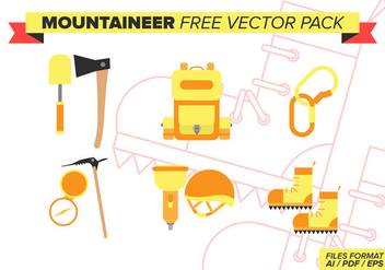 Mountaineer Free Vector Pack - Free vector #375931