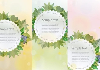 Banners Hojas - Free vector #376321