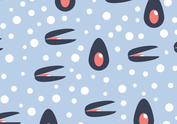 Mussel Pattern Vector - Free vector #377471
