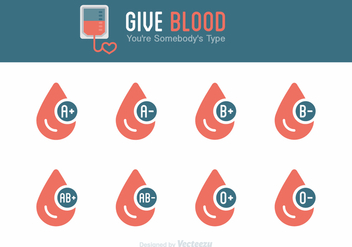 Free Blood Types Vector - vector #377861 gratis