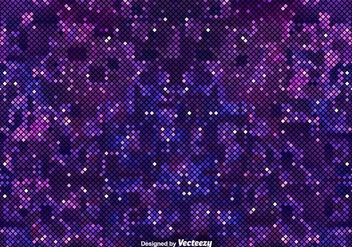 Pixelated Purple Background Of The Outer Space - vector gratuit #378211 