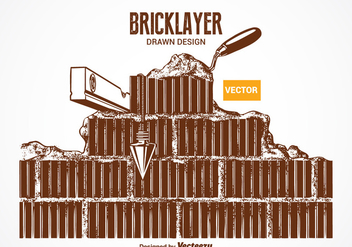 Free Vector Bricklayer Design - vector gratuit #378461 