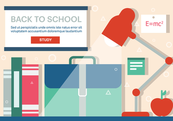 Free Back to School Vector Illustration - Free vector #379141