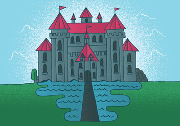 Fairy Tale Castle Vector - vector #380811 gratis