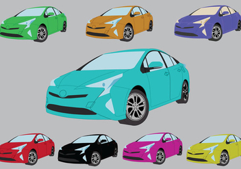 Free Prius Colour Icons - Free vector #380981