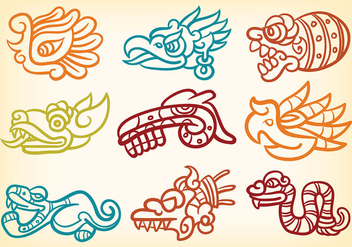 Free quetzalcoatl icons vector - vector #381451 gratis