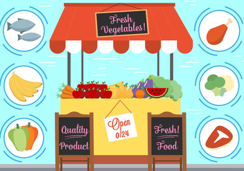 Free Vector Food And Elements - Kostenloses vector #382511