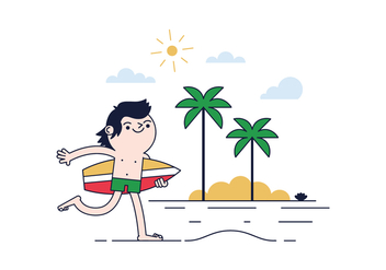 Free Surfer Vector - Free vector #382541
