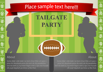 Vector Flyer Design Tailgating - Free vector #383221