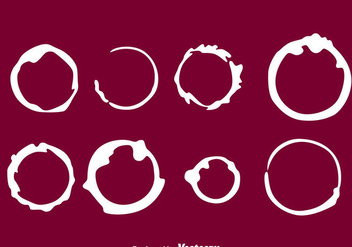 White Wine Stain Vector - Free vector #383621