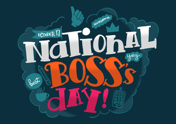 National Boss's Day - vector gratuit #383761 