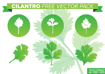 Cilantro Free Vector Pack - vector #384331 gratis