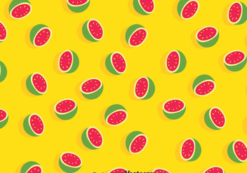 Guava Yellow Pattern - vector gratuit #384671 