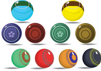 Free Lawn Bowls Icons - vector gratuit #384691 