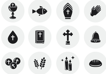 Free Eucharist Icons - vector #384741 gratis